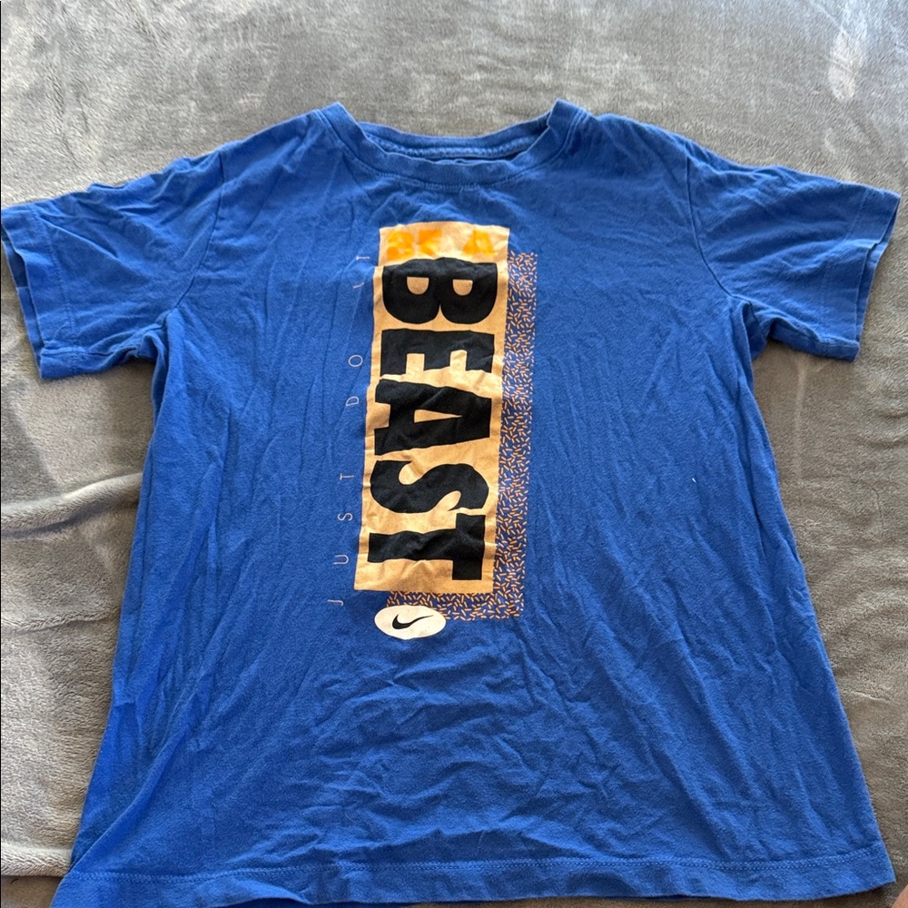 Nike Blue 'Beast' Graphic Tee
